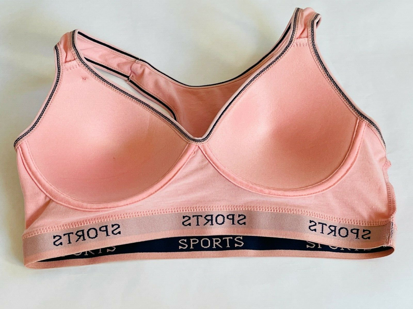 3/6 Pack Racerback Sports Bra Women’s High Impact Running Yoga Workout Bras 6826