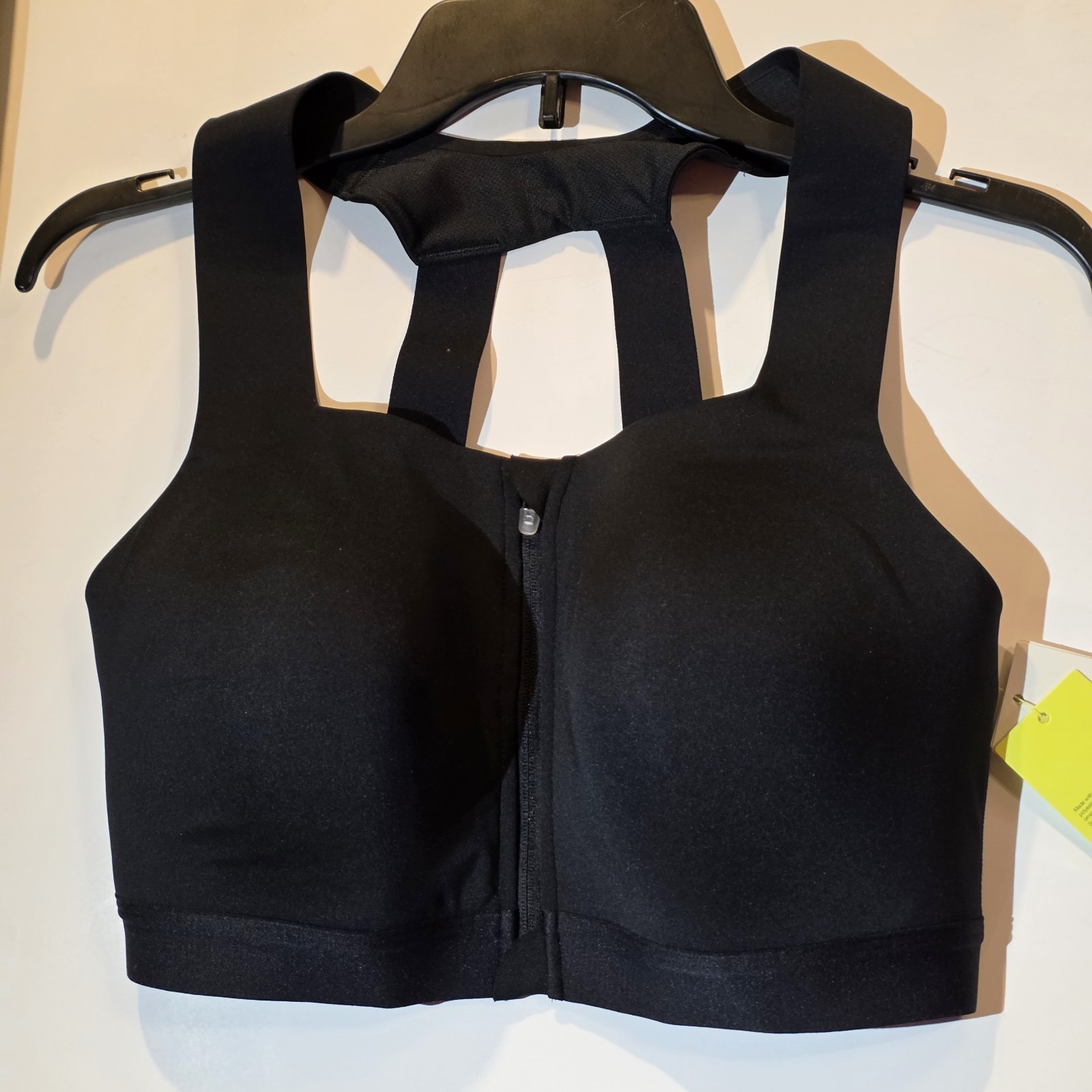 All In Motion High Support Bra, Black, Size 38B