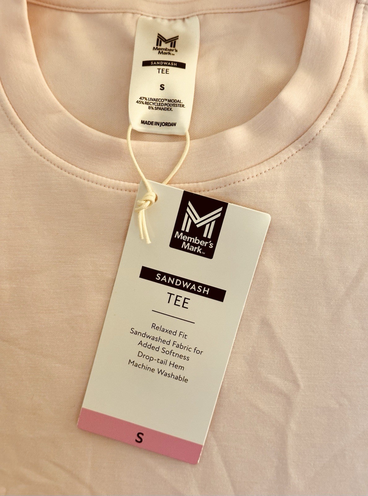 Member’s Mark women’s relaxed fit sandwash tee – see various sizes + colors