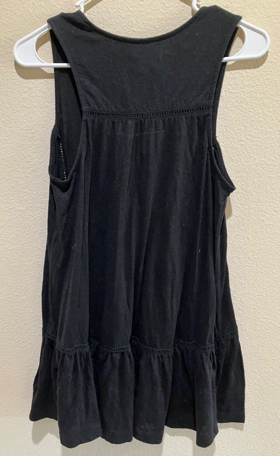 Anthropologie Swing Tank Top Oversized Tunic Babydoll Boho Chic Size S