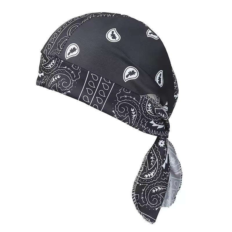 Elastic Motorcycle Wrap Biker Du Bandana Paisley Doo Rag Head Skull Cap Durag US