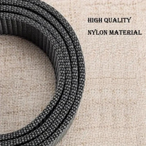 Men Nylon Canvas Tactical Belt Heavy Duty Quick Release Buckle Work Belt