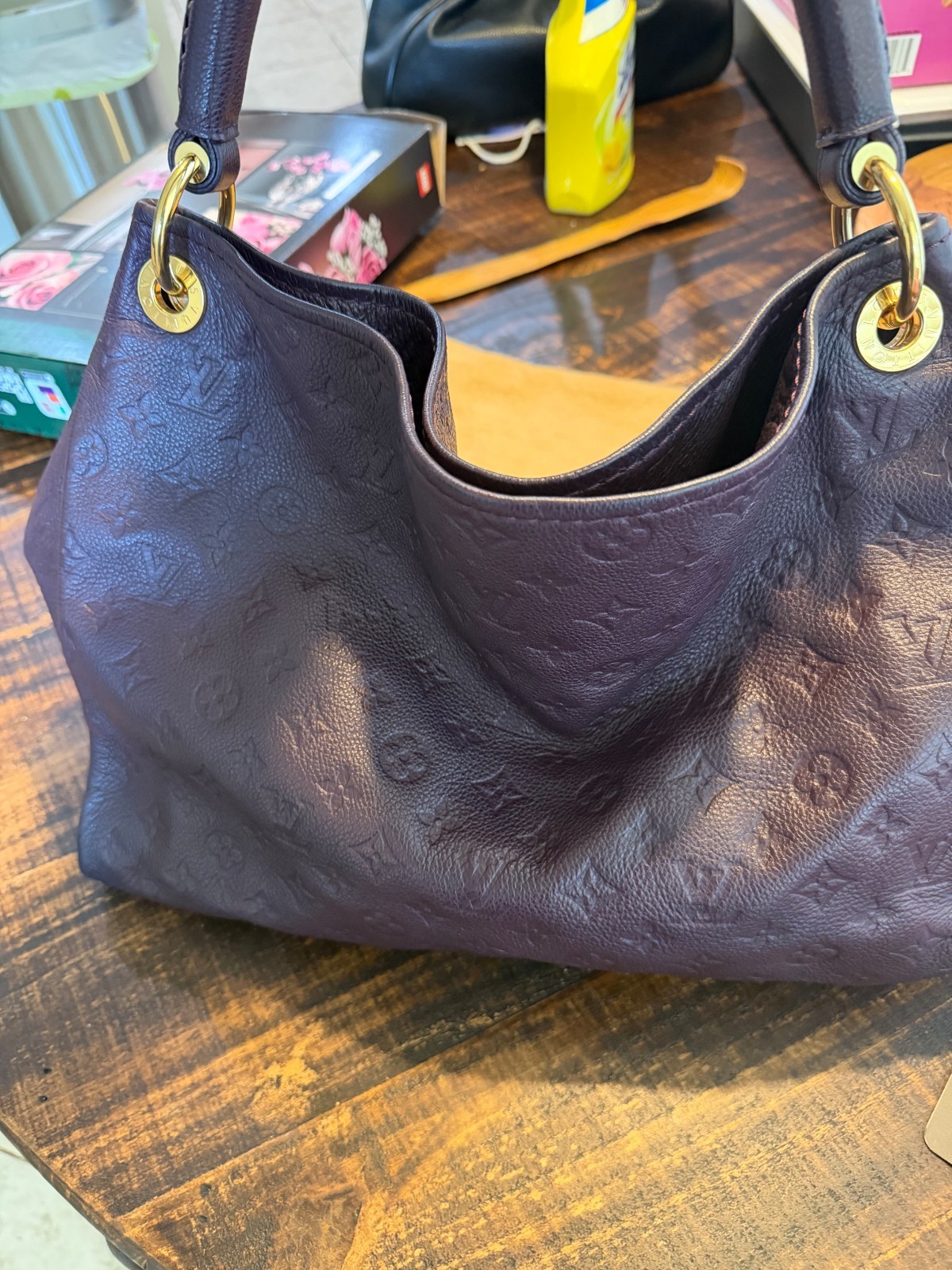 Louis Vuitton Purple Monogram Empreinte Purse Artsy