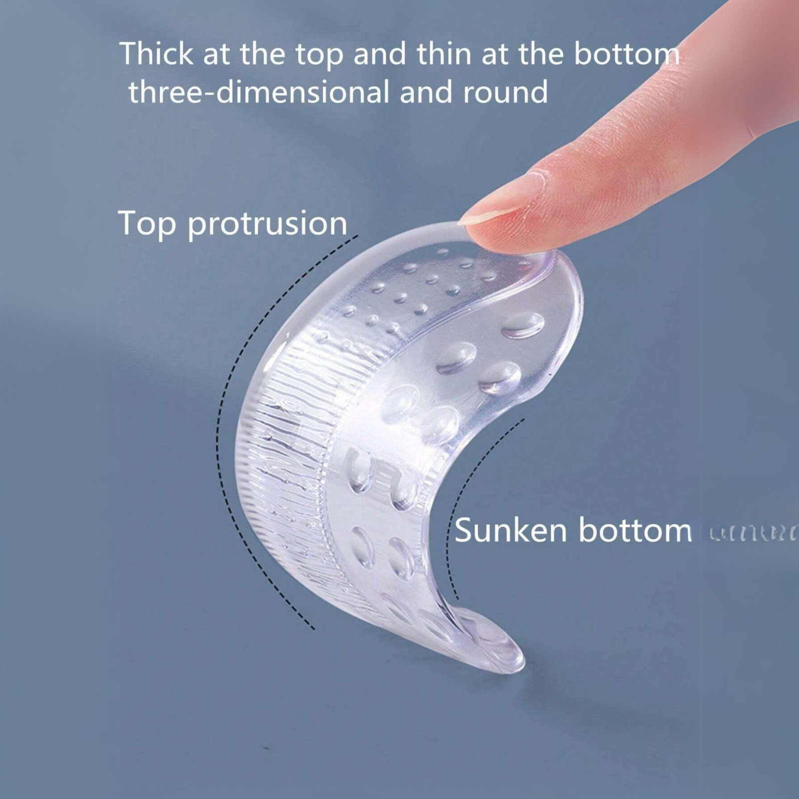 1 Pair Anti-Wear Heel Grips for Women’s Shoes Cushion Pads Prevent Blisters Slip