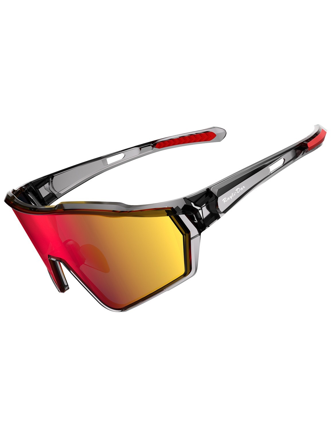 Rayli.Dar Polarized Sports Sunglasses for Men & Women UV400 TAC HD Lenses, Ultra