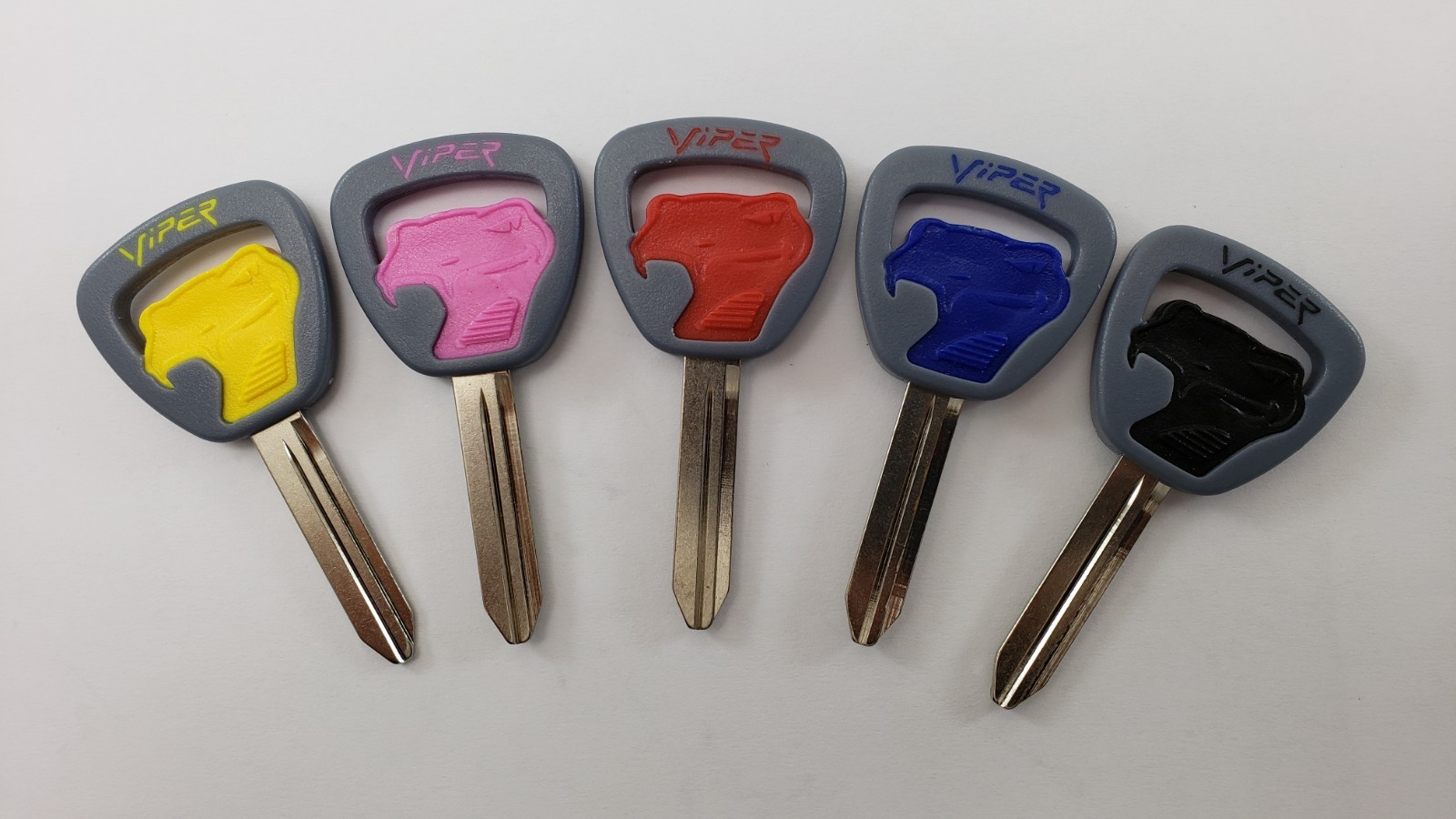 DODGE VIPER FACTORY KEY BLANK SNAKE BLANKS – SNEAKY PETE – RED BLUE BLACK YELLOW