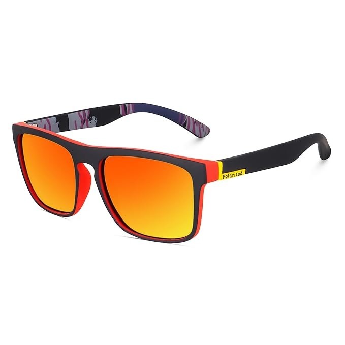 Square Polarized Sunglasses for Men Women Outdoor Sports Driving Glasses Golfing