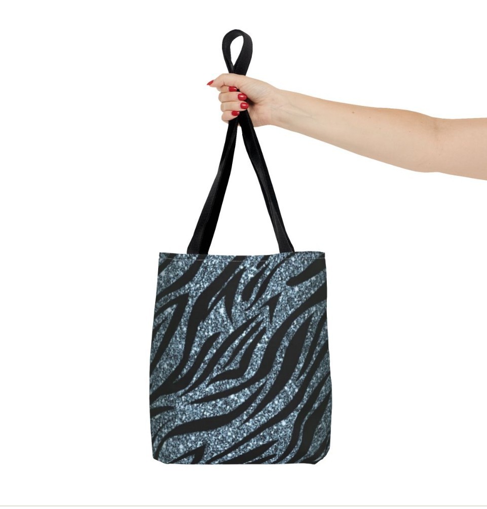 Tote Bag AOP Dark Animal Stripe