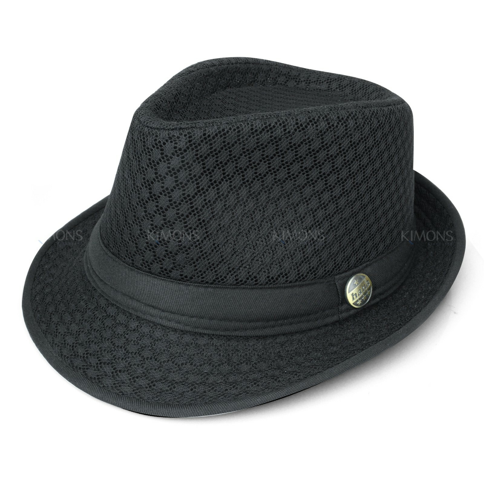 Light Weight Mesh Fedora hat Porkpie Summer Classic Trilby Cuban Beach Sun Cap