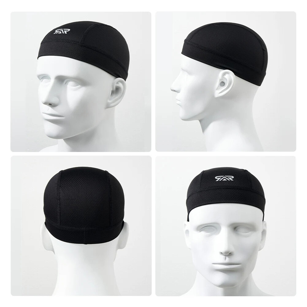 Gray Caps Sweat Wicking Skull Caps Cooling Helmet Liner Beanie Hats for Cycling
