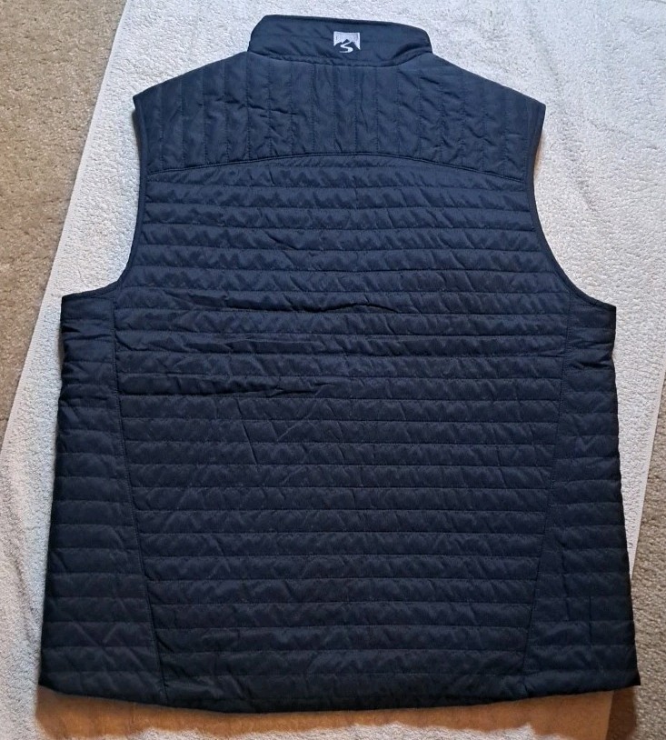 Goldman Sachs Quilted Puffer Vest Men XL Blue Finance Storm Creek Employee Tech