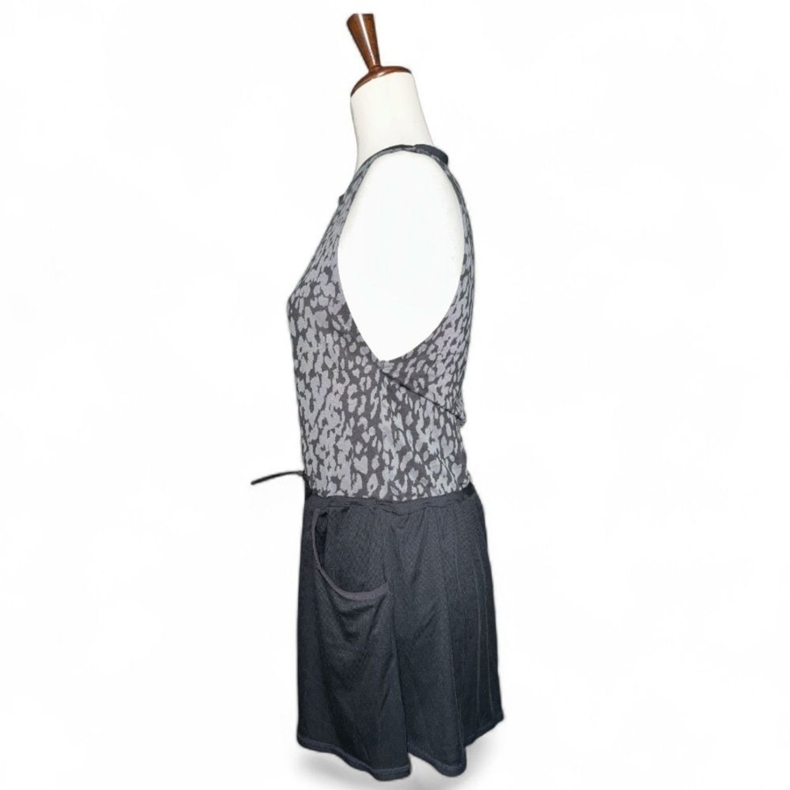 NWT Varley Lagoda Tennis Dress Shadow Animal Print Small Pickleball