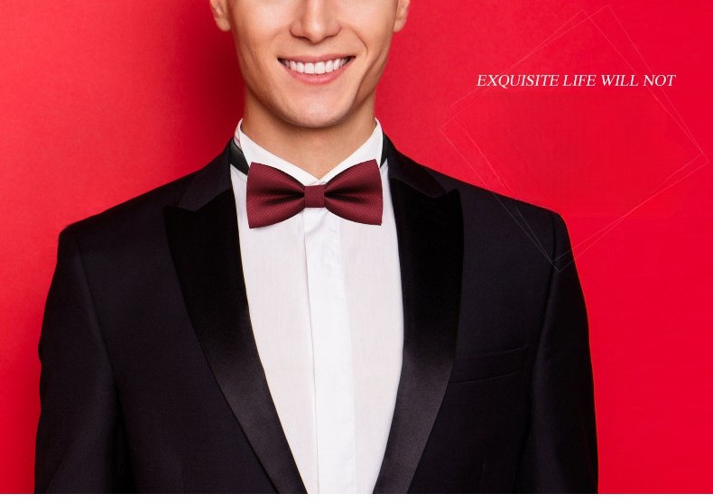 Mens Groom Suit Bowtie PreTied Necktie Four Style Formal Wedding Party Tuxedo
