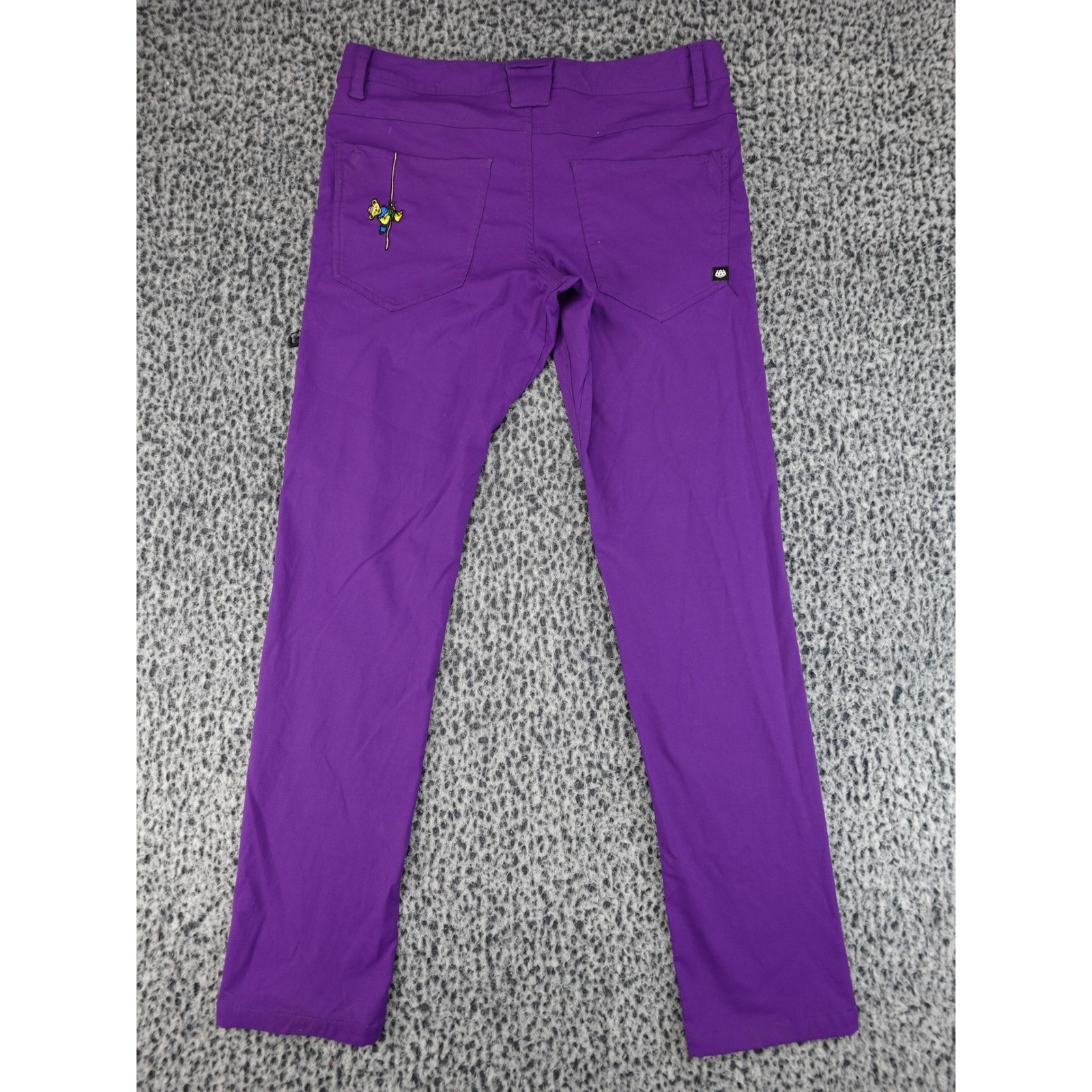 Everywhere Collection Technical Pants Mens 32×32 Purple Grateful Dead Patch