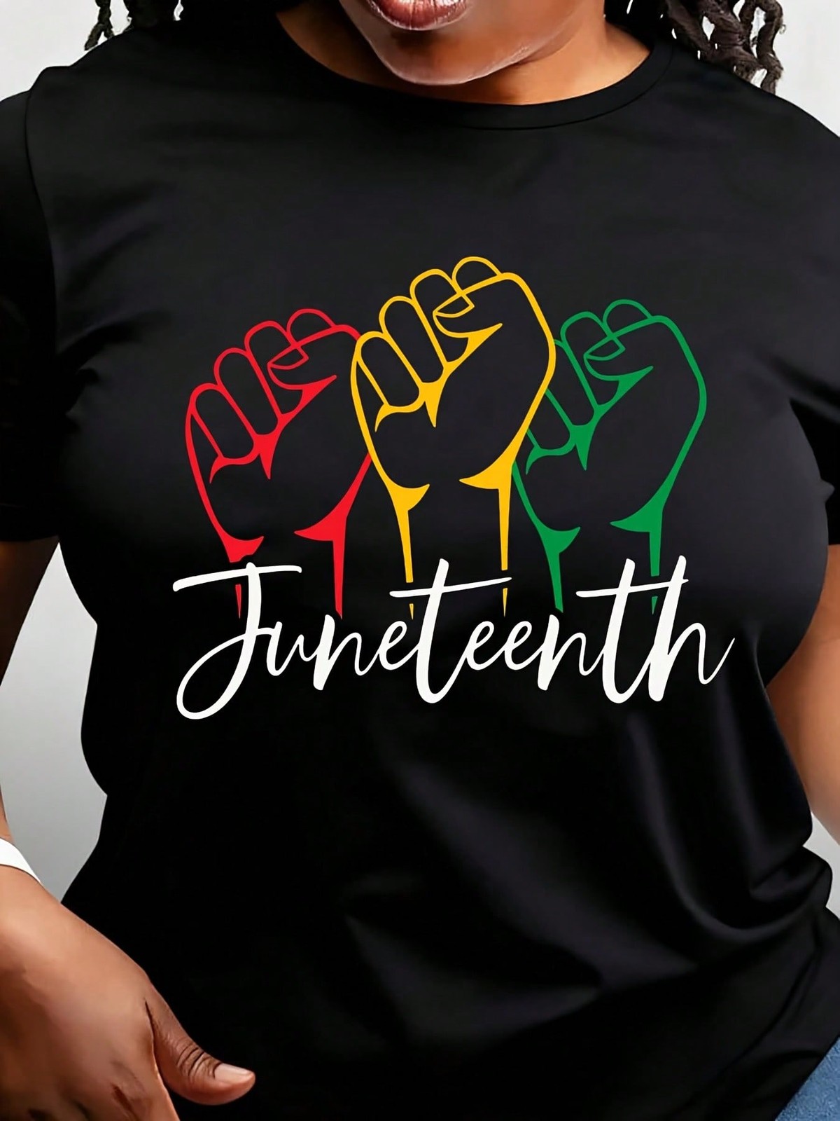 Juneteenth Fist Design Women’s T-Shirt
