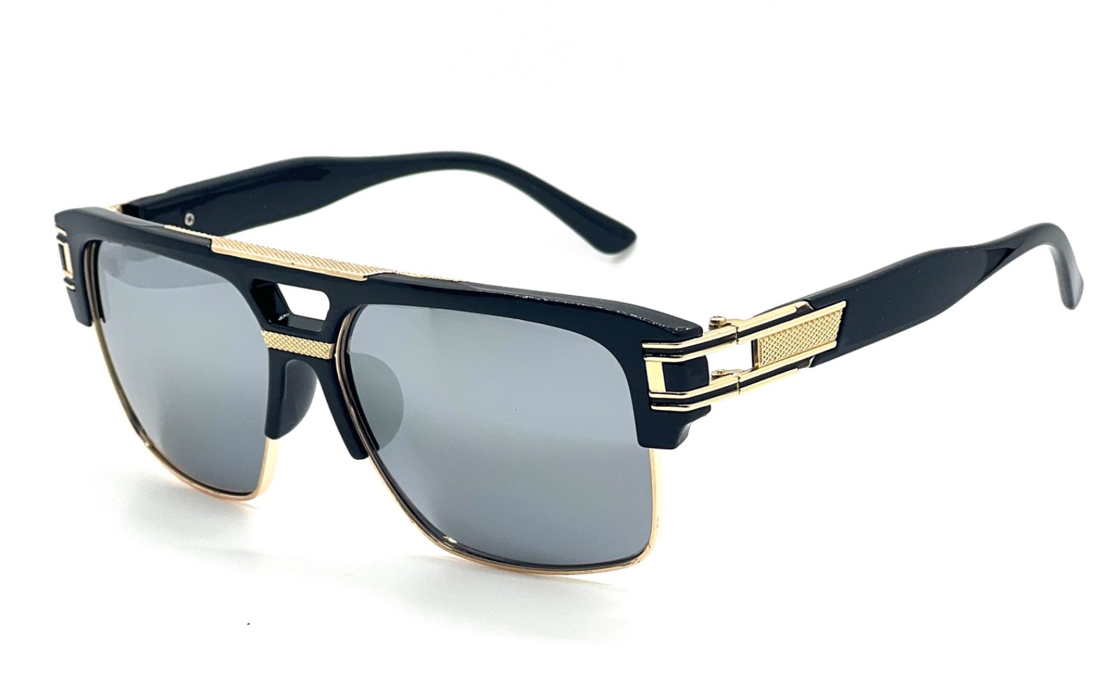 Designer Men Sunglasses Fashion Square Gold Hip Hop Model new Style 2023 Shades