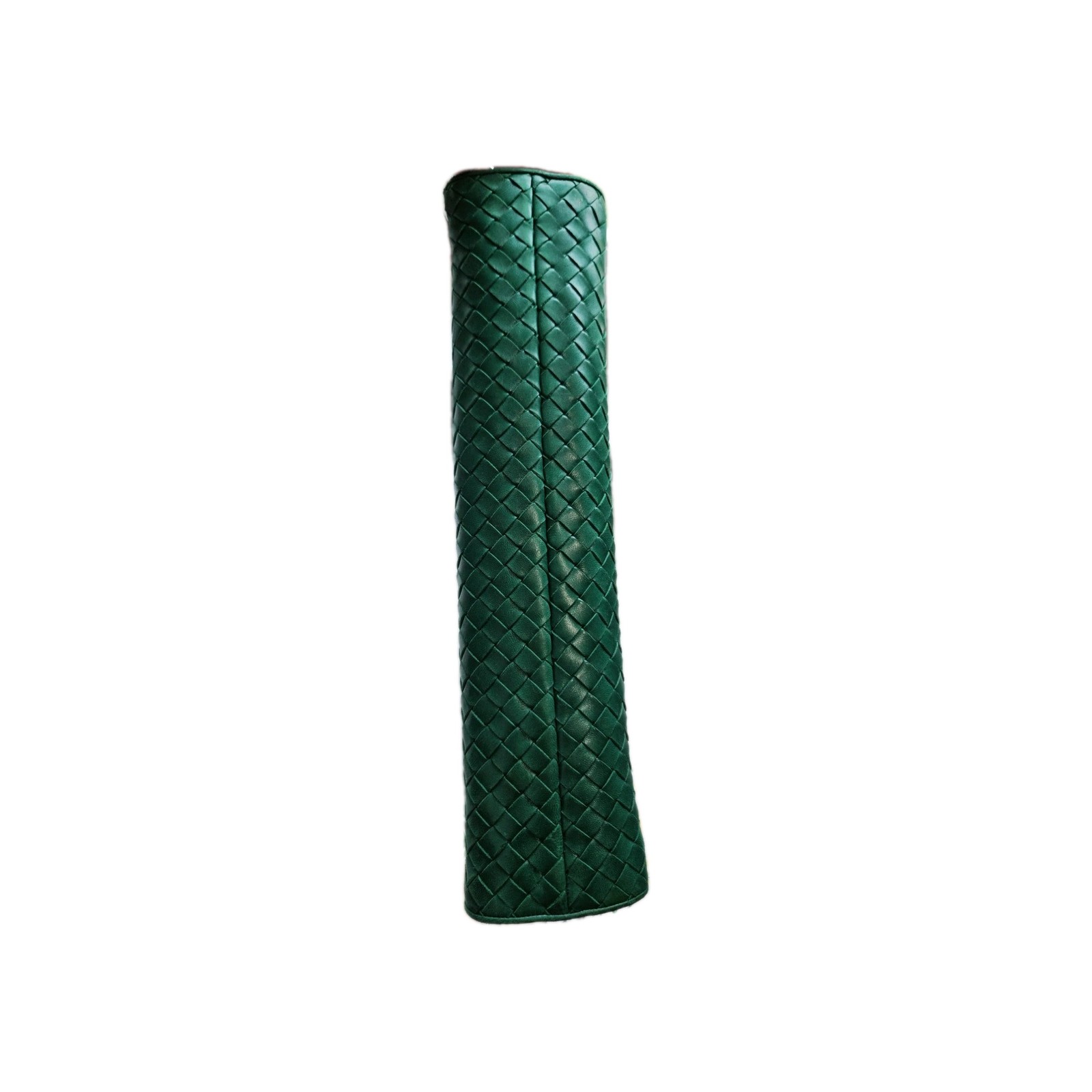 Vintage 90s Bottega Veneta Green Intrecciato Nappa Frame Bag