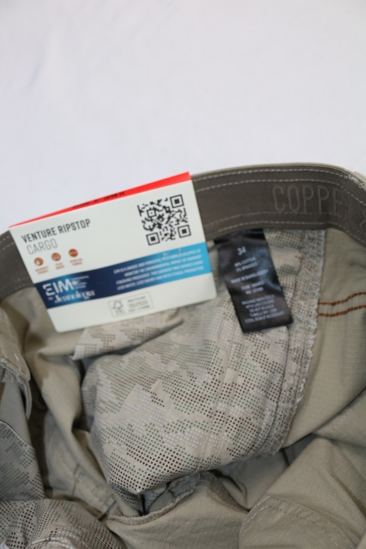 Copper & Oak Mens Venture Ripstop Cargo Shorts Tan Blue Gray 10in Inseam 30-42W