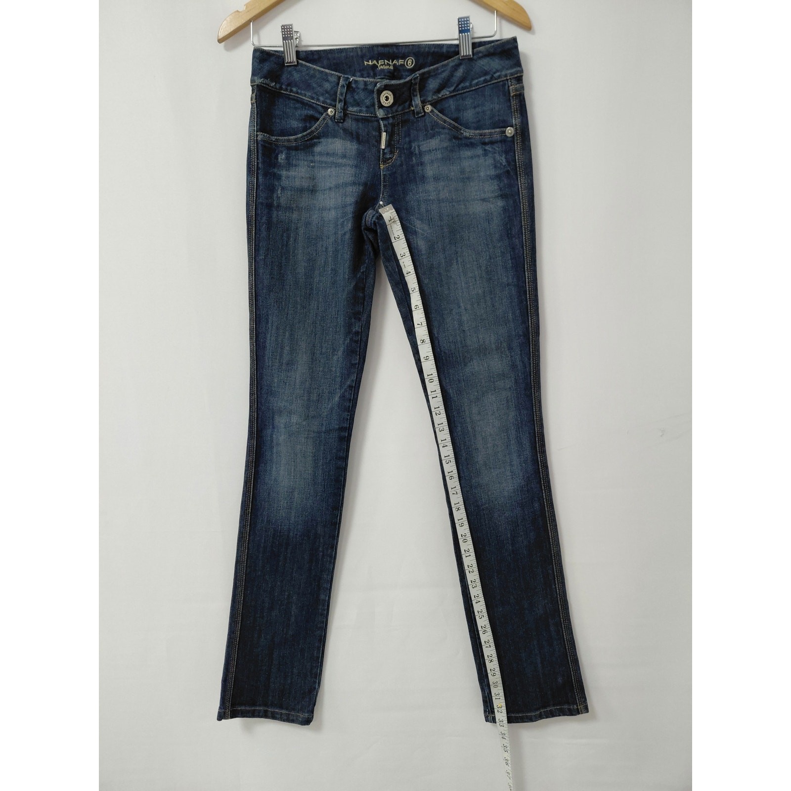 NAF NAF Jeans Blue Denim Mid (10-12 in) Regular Women Size 6