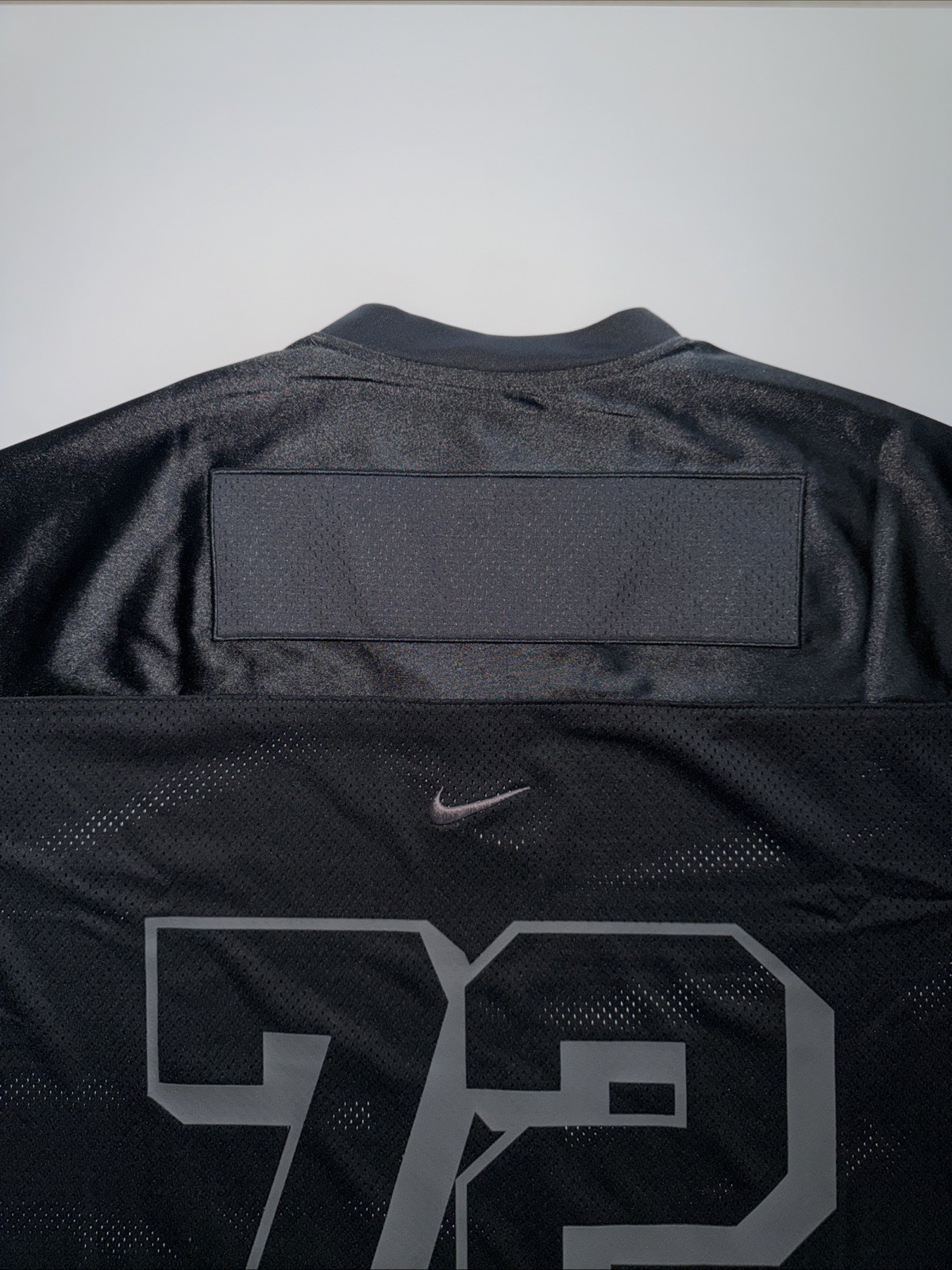 NWT Nike Next Up Football Gridiron Jersey 72 Swoosh Black Mens XL IH7492-010