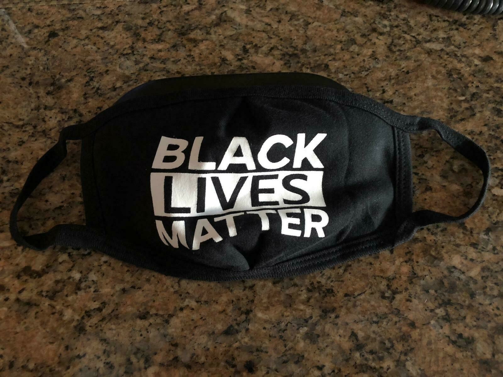 3 Pack BLACK LIVES MATTER Face Fashion Mask Washable Reusable 100% Cotton FLOYD
