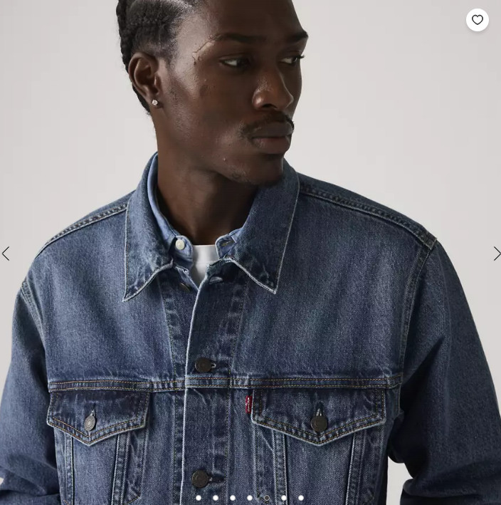 Levi’s Relaxed Fit Thermodapt Trucker Jacket – Friend Of Mine – Medium Wash NEW