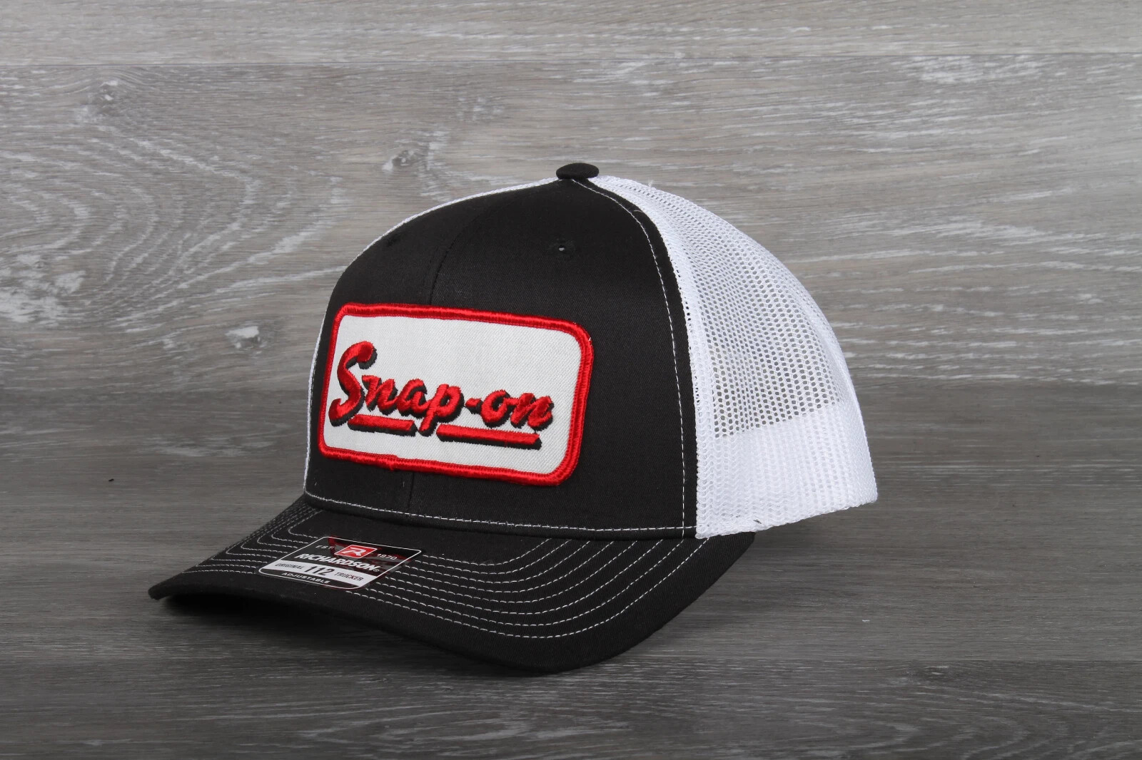 Vintage Snap-On Tools Patch on a Richardson 112 Trucker snapback hat