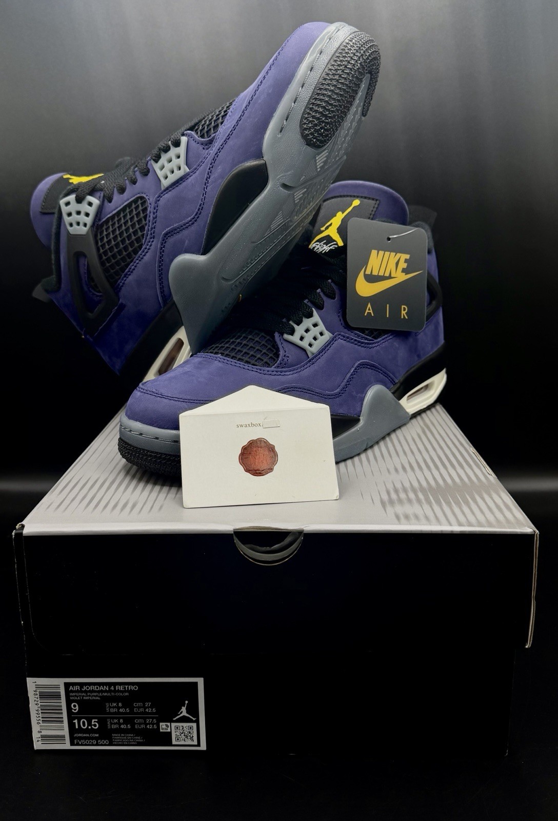 Air Jordan 4 Retro OG SP Nigel Sylvester Brick by Brick HF4340-800 Ship Now