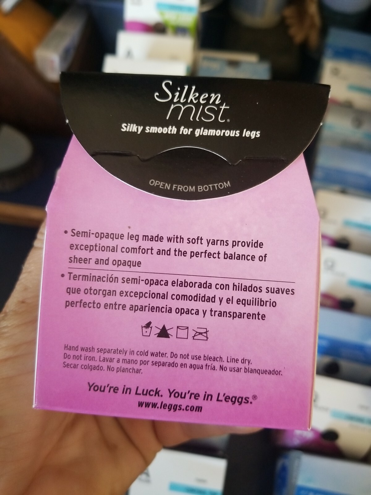 leggs silken mist Semi Opaque Leg pantyhose A Nude 76004