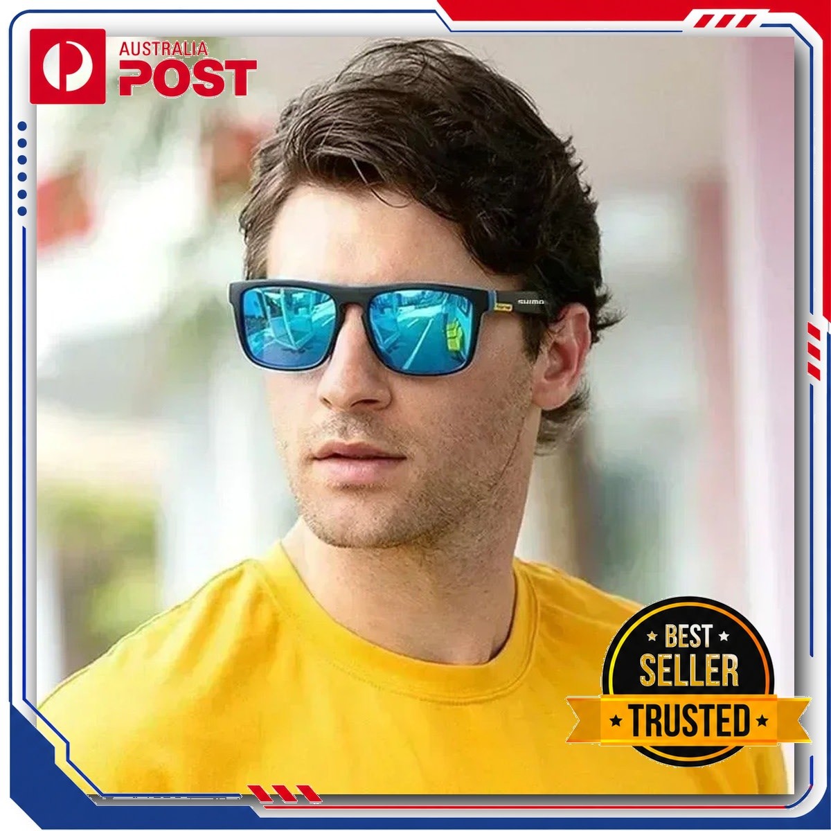 Shimano Men UV400 Polarized Sunglasses Fishing Sports Eyewear for Driving