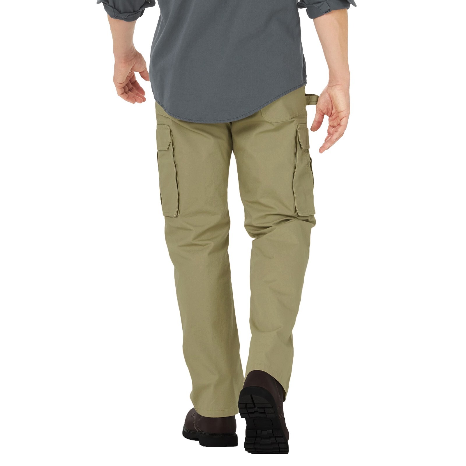 Wrangler Men’s Cargo Workwear Ranger Pant in Loden, Rip-Stop, 8-Utility Pockets