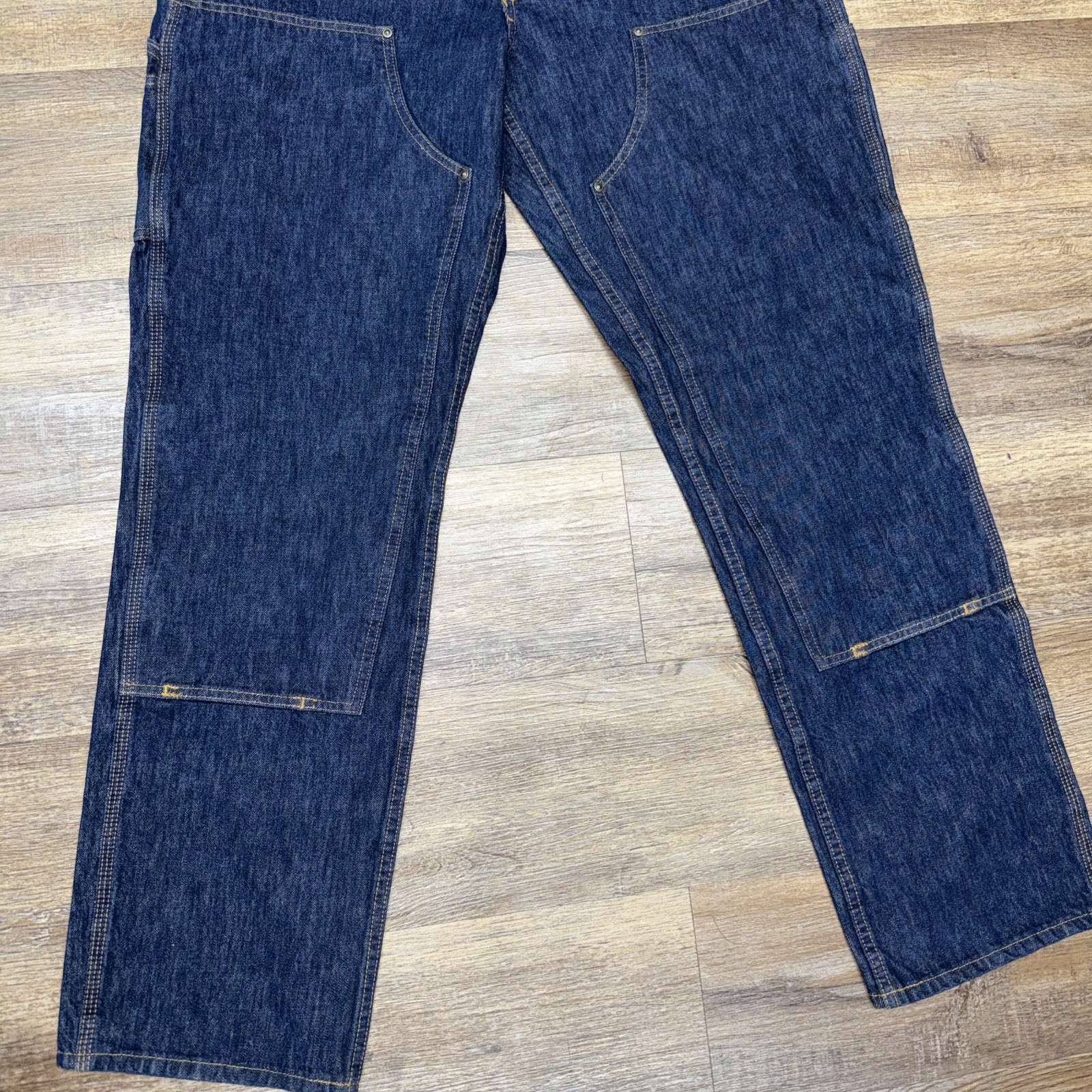Carhartt Double Knee Rugged Flex Relaxed Fit Logger 103890-l10 Denim 36×34