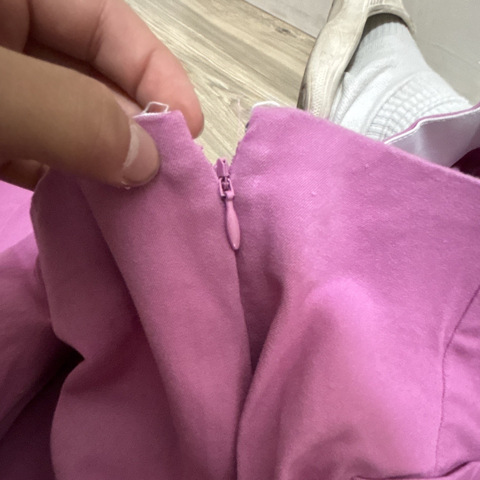 A New Day Women’s Pink Dress Pants Zip Closure Zipper Accent Regular Size 10
