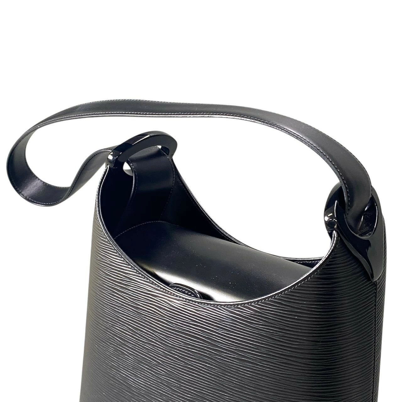 Louis Vuitton M52812 Shoulder Bag Well Saw Black Epi Ta1