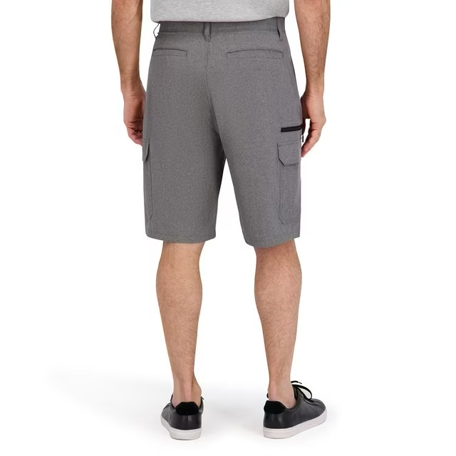 Iron Co. Men’s Stretch Hybrid Cargo Shorts Size 40 Grey