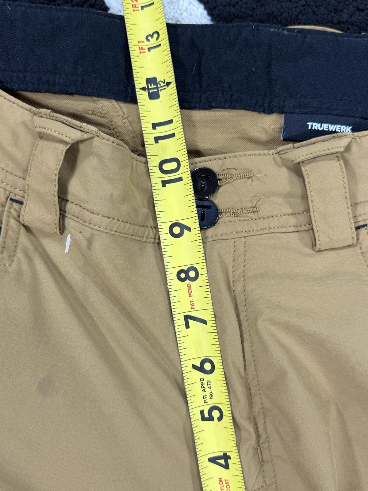 Truewerk Pants Mens 34×32 T2 Werkpant Brown Cargo Utility Pockets Workwear