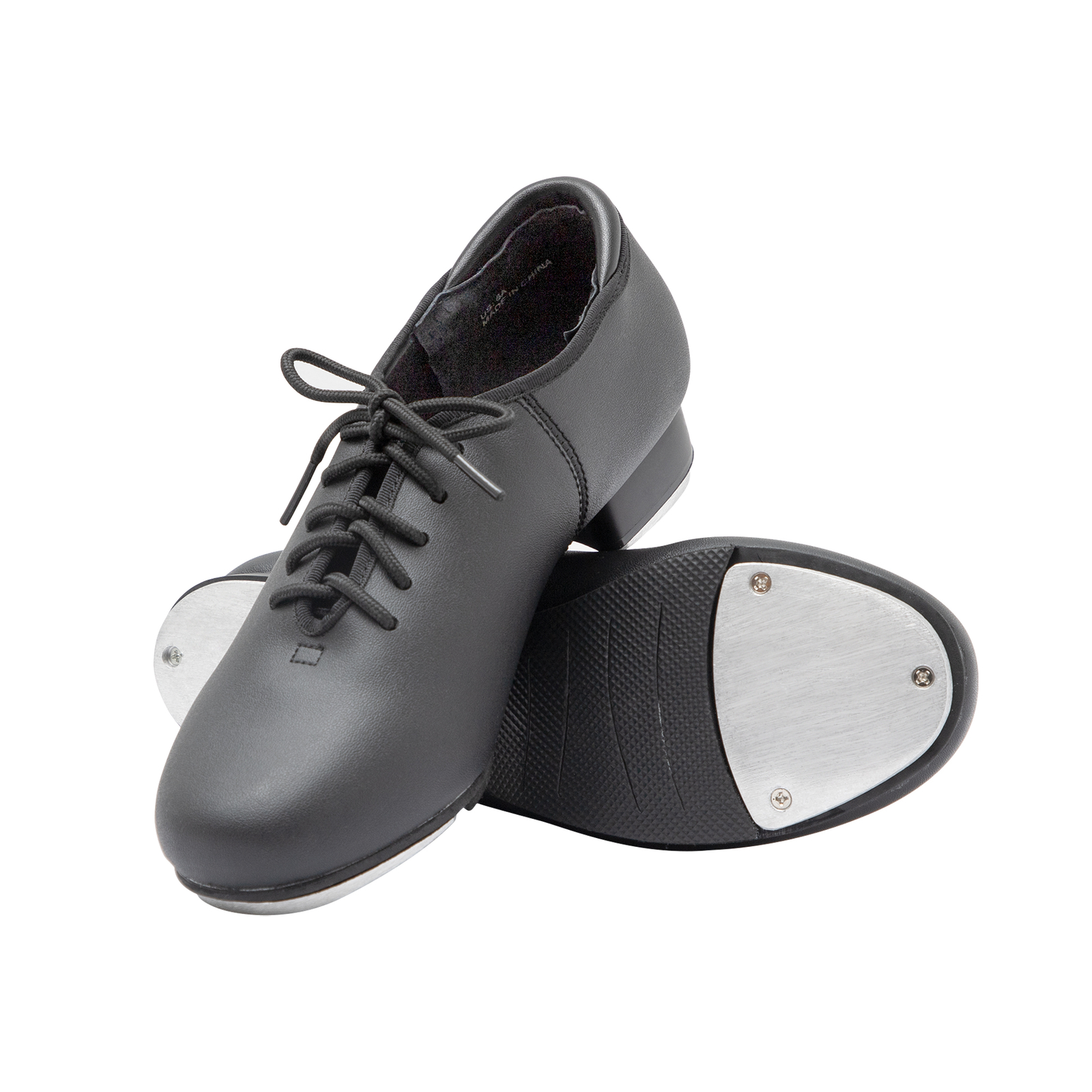 Linodes Synthetic Leather Lace Up Tap Shoe Dance Shoes for Women and Men