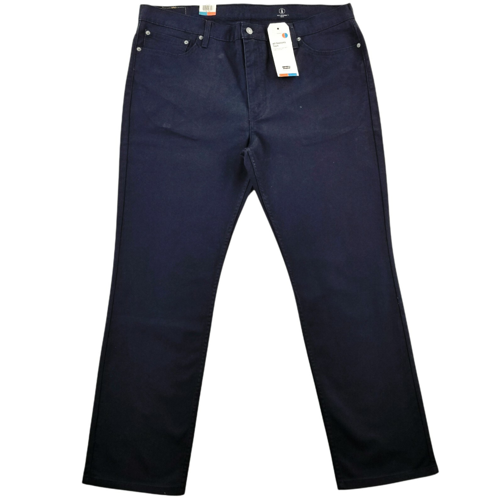 Levi’s 511 Slim Fit Jeans Men’s Stretch All Seasons Mid Rise Zip Dark Wash Pants