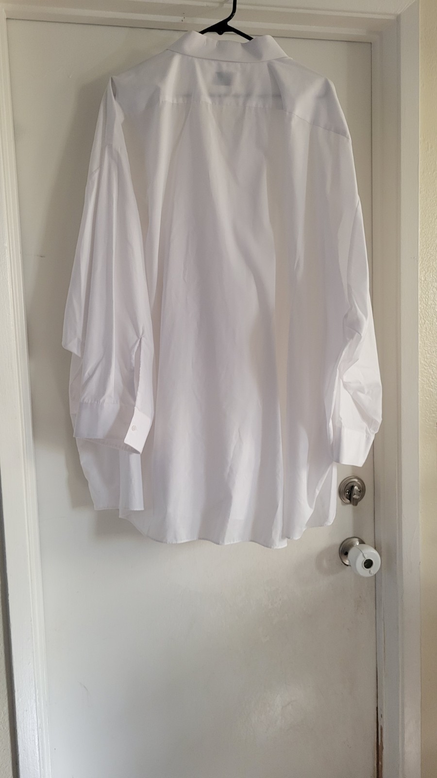 Men’s Big & Tall 7XL White Tuxedo Dress Shirt | Pleated Front