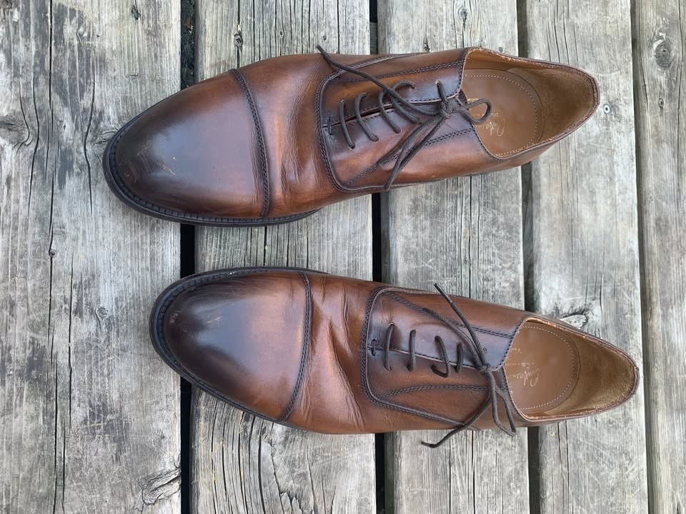 antonio maurizi leather oxford shoe 11.5