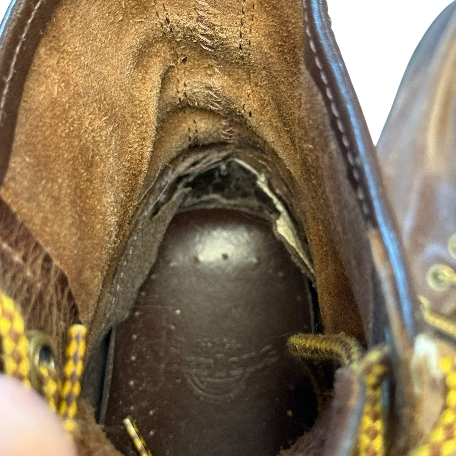Dr Martens Womens Distressed Brown Leather Boots Size 7? (SEE DESCRIPTION)
