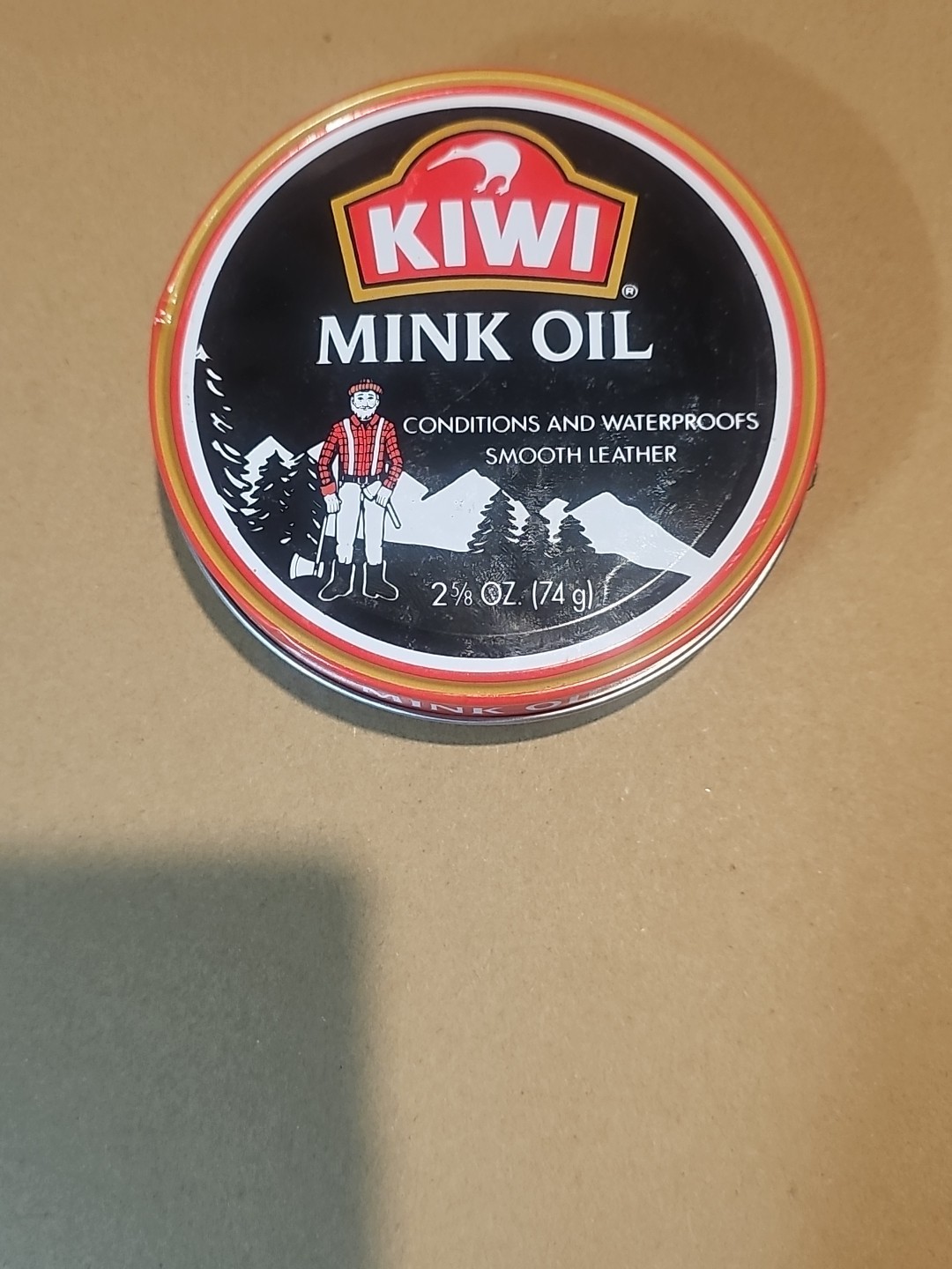 KIWI MINK OIL Outdoor Leather Conditioner & Water Proofer 2 5/8 Oz, Discontinued