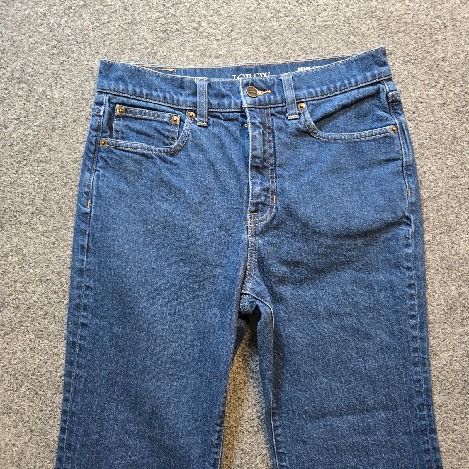 J Crew Jeans Womens 27 Blue High Rise Cropped Kick Out Stretch Capsule Casual