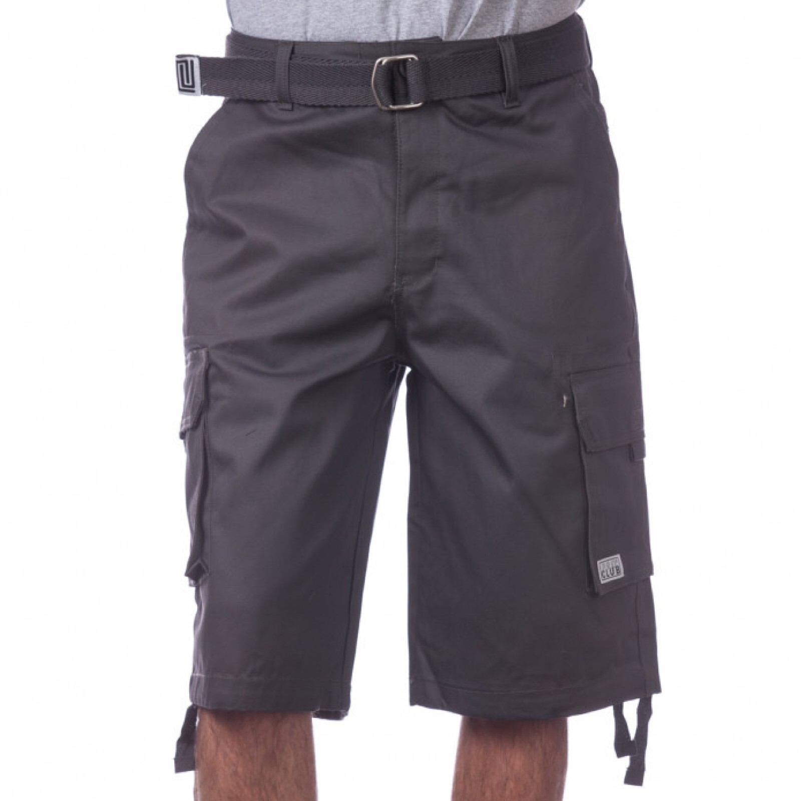 PROCLUB MENS HEAVYWEIGHT TWILL CARGO SHORTS PRO CLUB 6 POCKETS SHORTS (S-5XL)