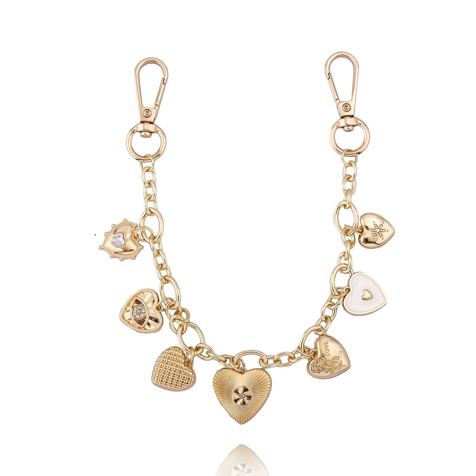 Bag Purse Charm Chain for Handbags – Gold Key Chain Accessories – Cute Keychain