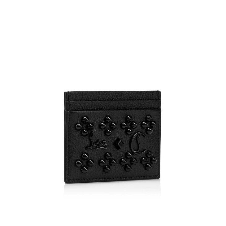 Kios Card Holder – Black Grained Calf Leather