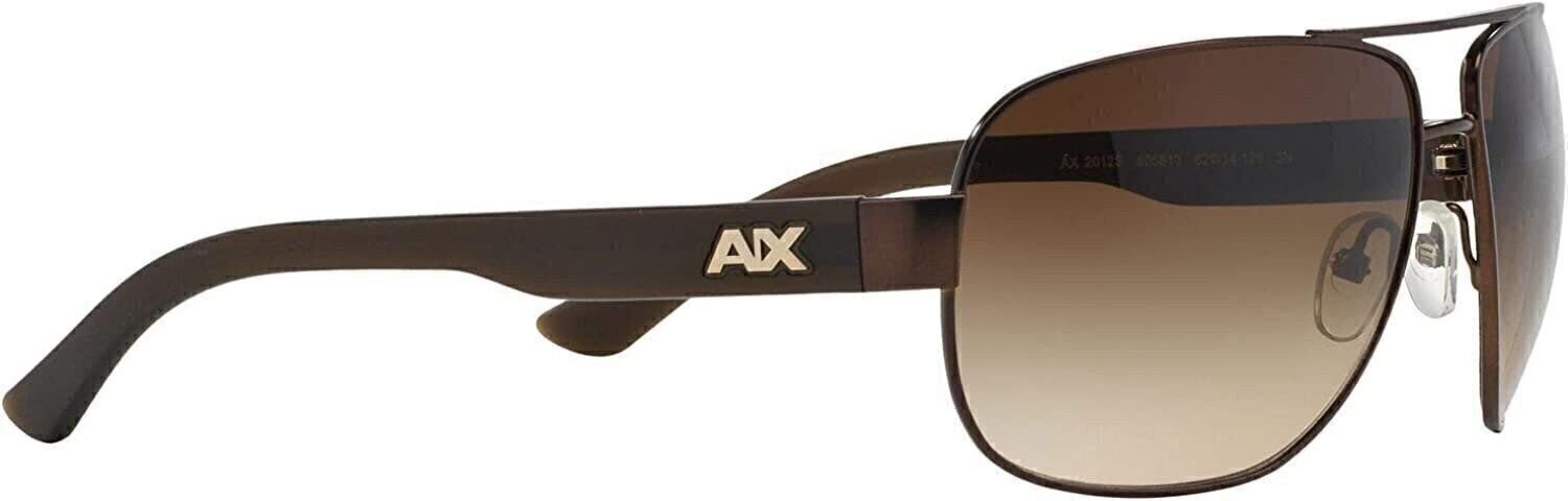 A|X Armani Exchange Men’s AX2012S 605813 Rectangular Metal Sunglasses