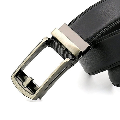 Click Lock Belt Leather Automatic Buckle 28″-48″ Perfect Companion to Oxfords