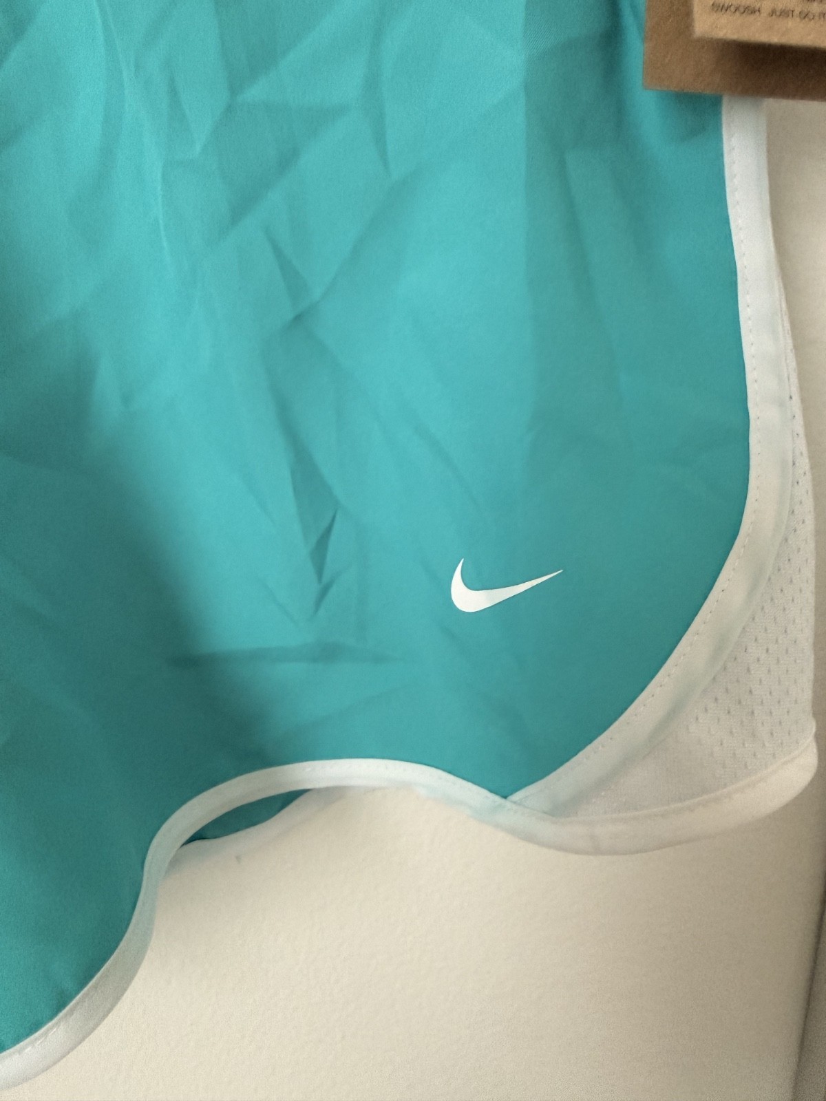 Nike Tempo Big Kids’ (Girls’) Dri-FIT Running Shorts AQUA color