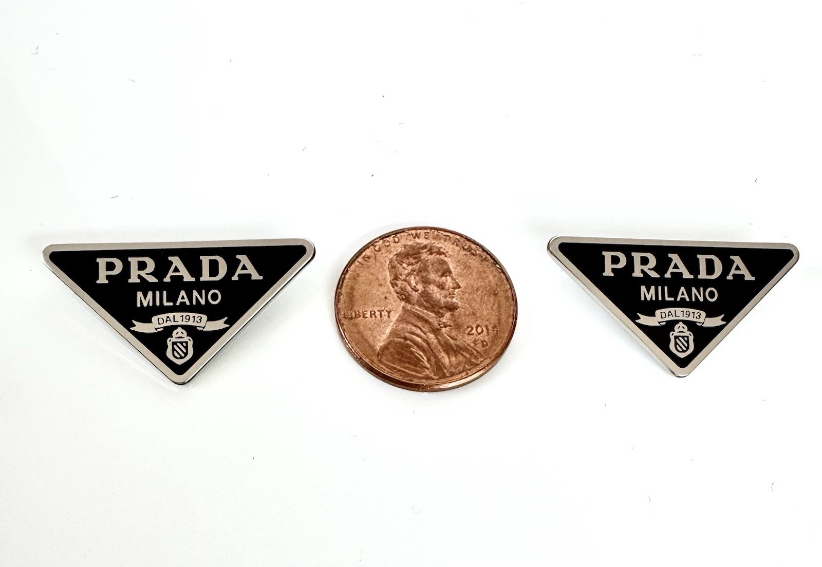 Prada 13ZS 14ZS Sunglasses Triangle Logo Replacement Parts Black Silver 1-Pair